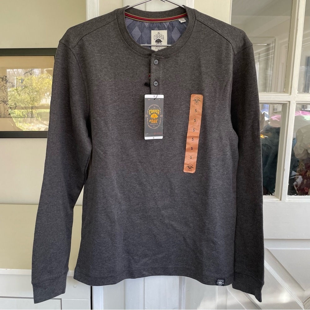 Copper Oak Men's Long Sleeve Top